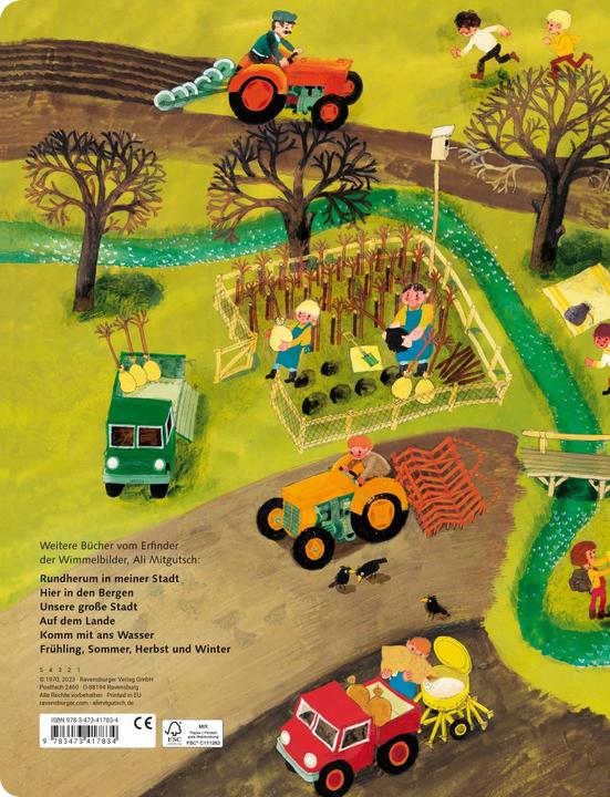 Actual product image Ravensburger Mein Wimmelbuch: Bei uns im Dorf (German, Ali Mitgutsch, 2023)