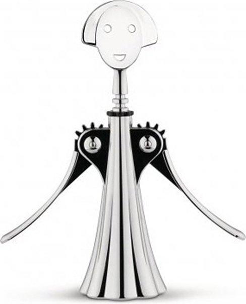 Actual product image Alessi Corkscrew silver coloured (Wing corkscrew)