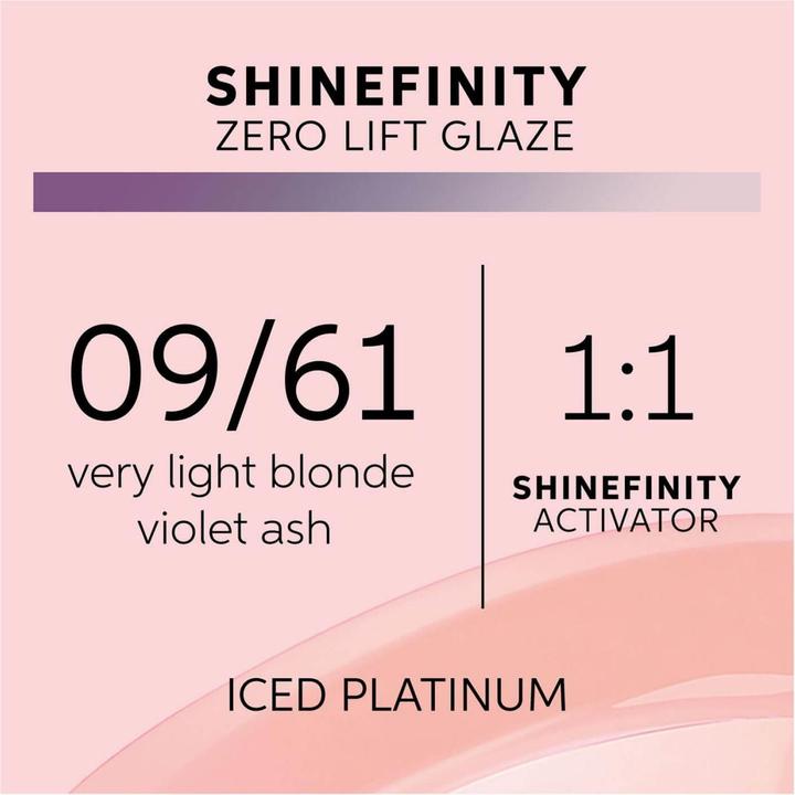 Image du produit Wella Shinefinity (09, 61 - Platine glacé)
