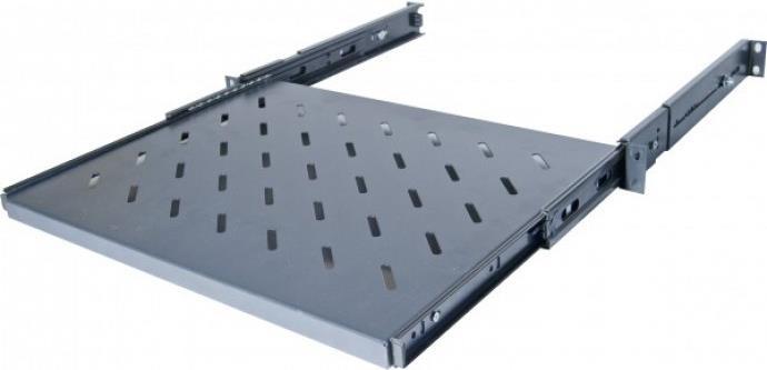 Image du produit Dexlan Étagère extensible 19" 1 UH 550mm P noir