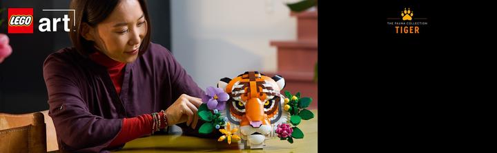 Actual product image LEGO Fauna Collection - Tiger (31217, LEGO Art)