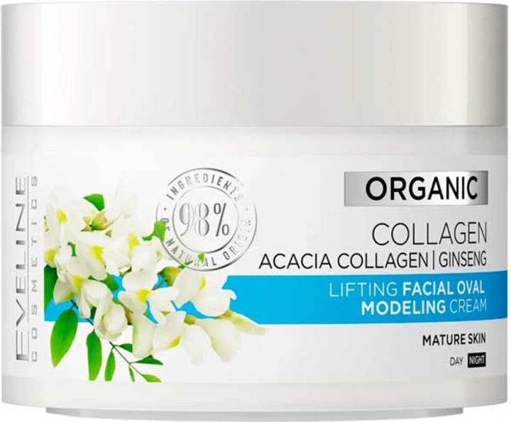 Actual product image Eveline Organic Collagen Lifting Cream For Day And Night 50ml (50 ml, Day cream)
