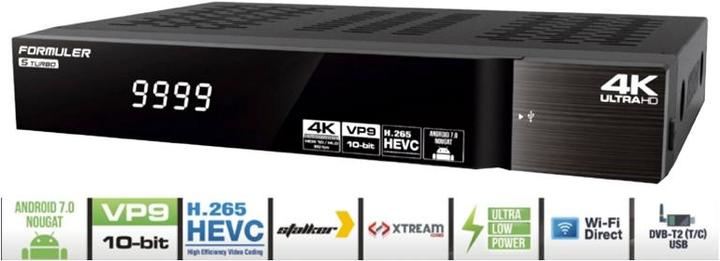 Image du produit Formuler S Turbo (DVB-S2, IPTV (ready), DVB-T, Arbre CI)