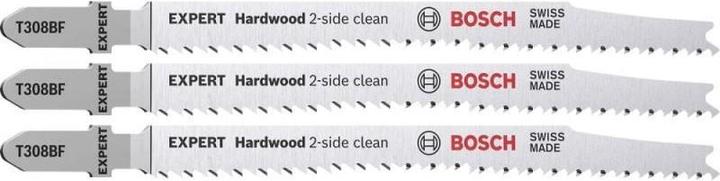 Produktbild Bosch Professional Zubehör EXPERT ‘Hardwood 2-side clean’ T 308 BF Stichsägeblatt, 3 Stück