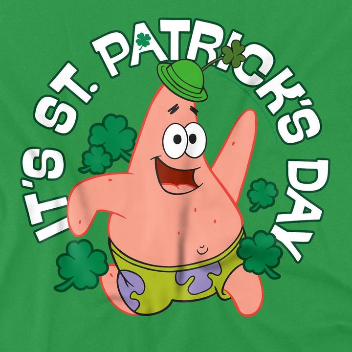 Immagine prodotto Spongebob Squarepants It's St Patrick's Day Maglietta Uomo (4XL)