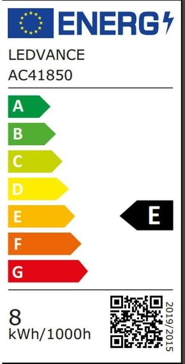 Energie-Label Osram Led Motion Sensor Classic A Filament (E27, 7.30 W, 806 lm, 1 x, E)