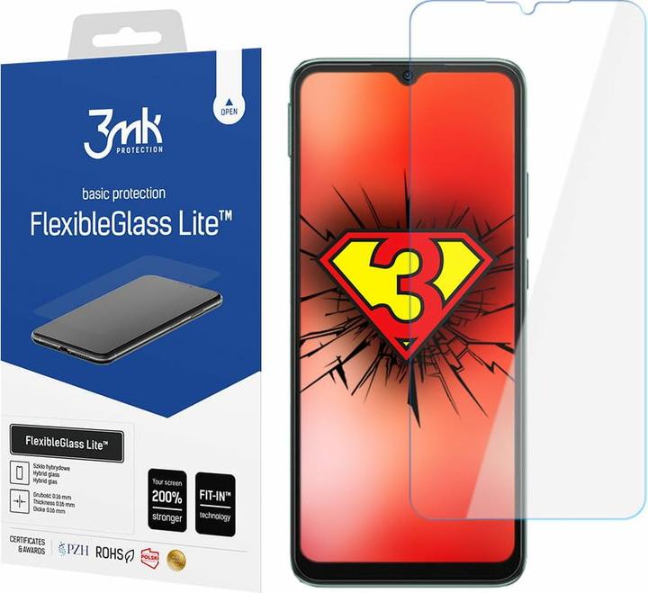 Image du produit 3MK Film d'affichage FlexibleGlass Lite (1 pièce(s), Xiaomi Redmi 10C)