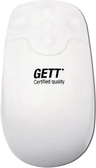 Produktbild Gett GCQ Silikon Maus Scrollfunktion kabellos Funk 2,4MHz IP65 desinfizierbar optisch USB Farbe weis (Kabellos)