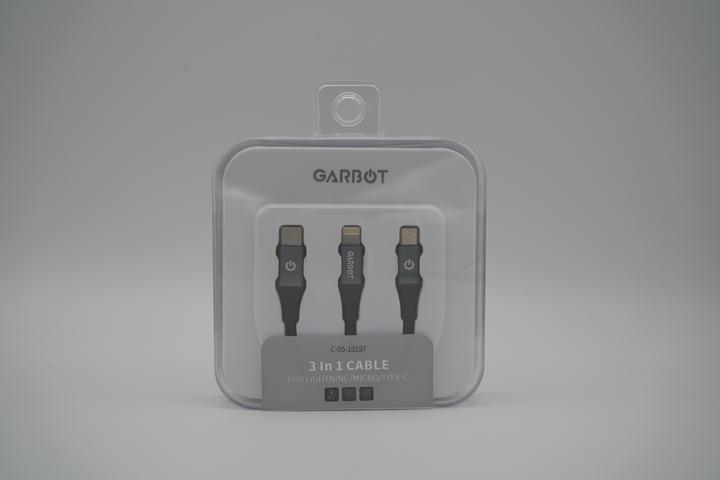 Produktbild Garbot 3 in 1 Multi-Ladekabel (1.20 m, USB 2.0)