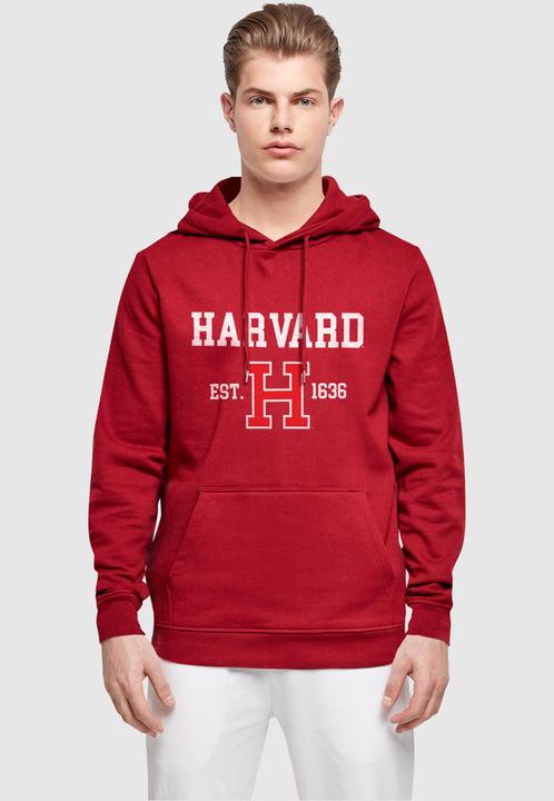 Immagine prodotto Merchcode Università di Harvard - Felpa con cappuccio Basic Est 1636 - 136679 (L)