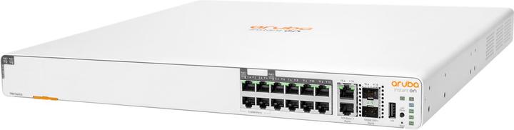 Produktbild HPE Aruba Instant On 1960 8p 1G CL4 4p SR1G/2.5G CL6 PoE 2p 10GBASE-T 2p SFP+ 480W Switch EU en (8 Ports)