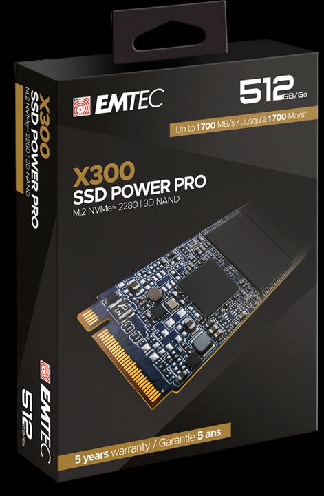 Immagine prodotto Emtec Power Pro X300 (512 GB, M.2 2280)