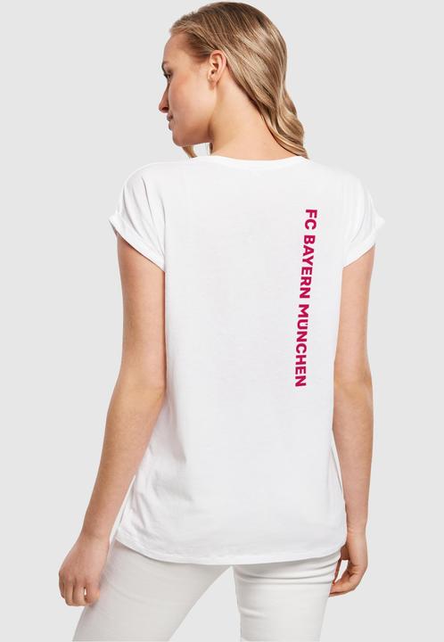 Actual product image FC Bayern München Ladies Logo Colour Extended Shoulder Tee - 115759 (4XL)
