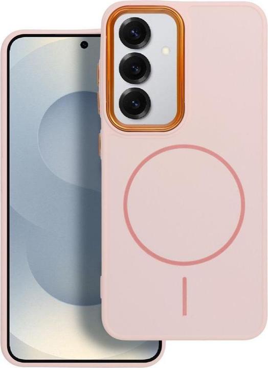 Produktbild 4Kom Back panel cover OEM FRAME MAG COVER Case compatible with MagSafe for SAMSUNG A36 powder pink (Oppo A36)