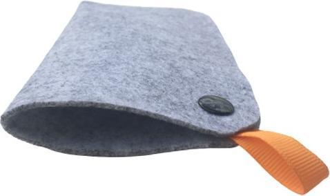 Immagine prodotto Bekos Custodia per occhiali in feltro morbido di colore grigio chiaro