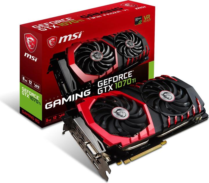 Image du produit MSI GeForce GTX 1070 Ti GAMING (8 Go)