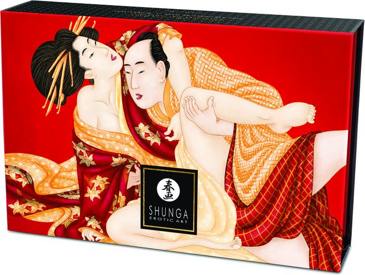 Actual product image Shunga Essbares Massagepulver-Set Erdbeere (75 ml)