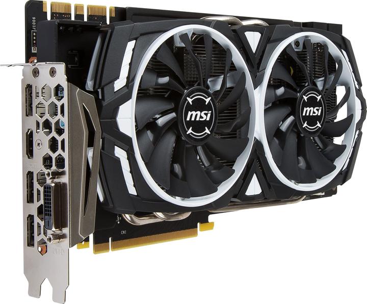 Produktbild MSI GeForce GTX 1070 Ti ARMOR 8G (8 GB)
