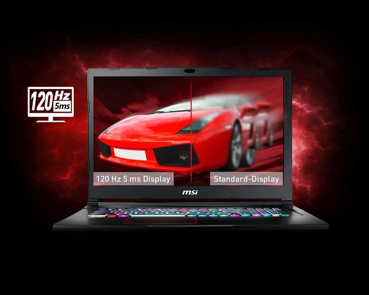 Produktbild MSI GE73VR 7RF Raider (17.30", Intel Core i7-7700HQ, 16 GB, 256 GB, CH)
