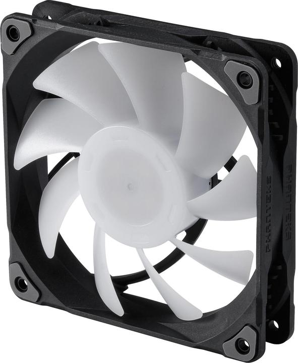 Actual product image Phanteks M25 PWM D-RGB fan, 3-pack - 120mm, black (120 mm, 3 x)