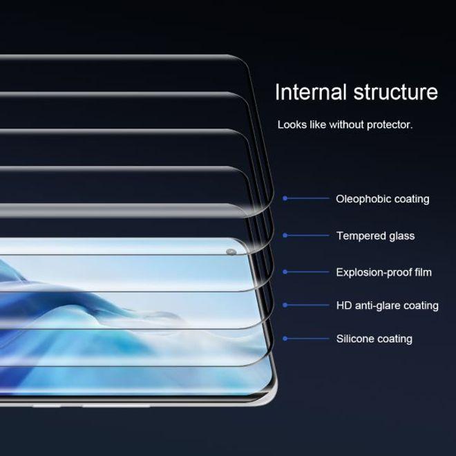 Actual product image Nillkin 3D CP+ MAX Series Protective Glass (1 Piece, Xiaomi Mi 11i)