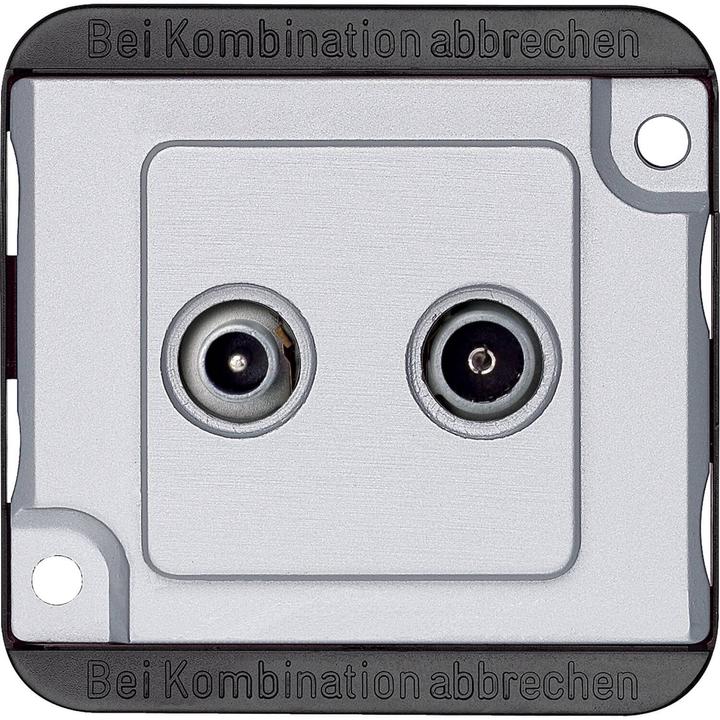 Produktbild Merten BK-/Sat-Antennenstichdose, 2fach, 299460