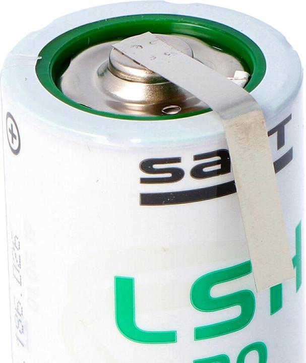 Actual product image Saft Batterie LSH 20, Primary LSH20 mit U-Lötfahnen (1 pcs., D, 13000 mAh)
