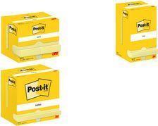 Actual product image Post-it Sticky Notes Standard 655 yellow 12 pads (127 x 76 mm)