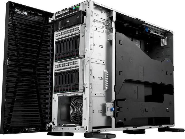 Produktbild HPE E ProLiant ML110 Gen11, 8U 8 Core, RDIMM 1R 4800 MT/s, 4xLFF, 1xPS, onb (Intel Xeon Bronze 3408U, 16 GB, Tower Server)