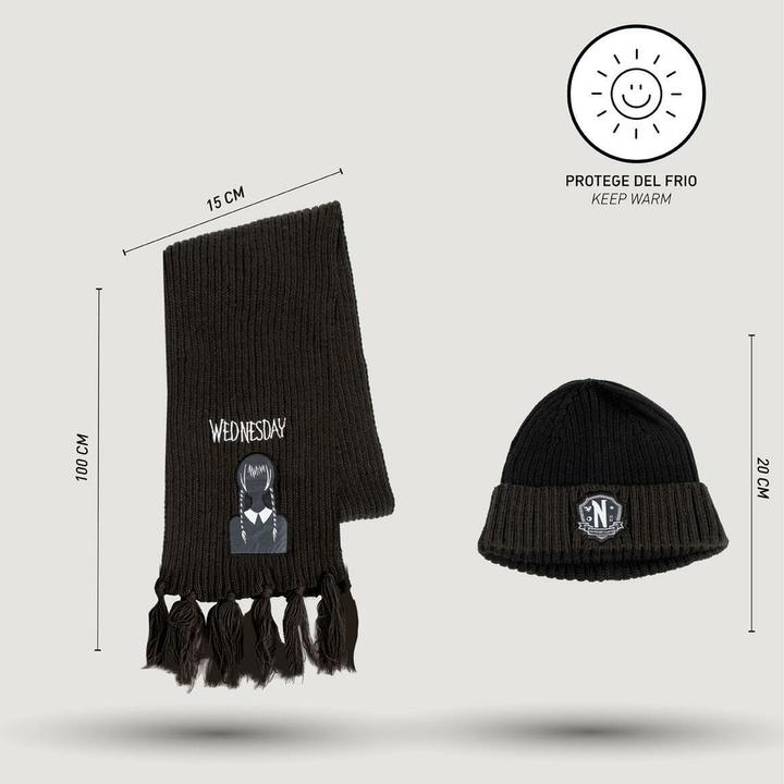 Actual product image Cerda MERCREDI - Set Bonnet Echarpe - 2 Pc