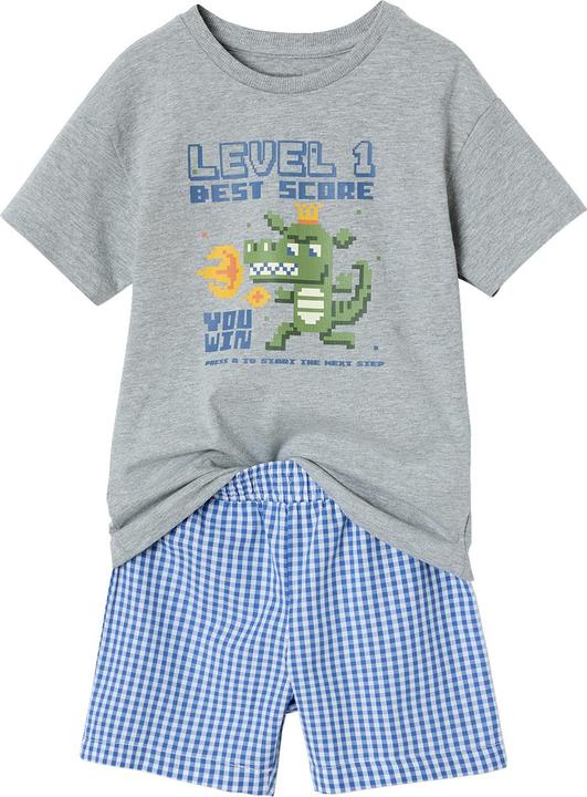 Produktbild Vertbaudet 2er-Pack Jungen Sommer-Schlafanzüge mit Gamer-Print (92)