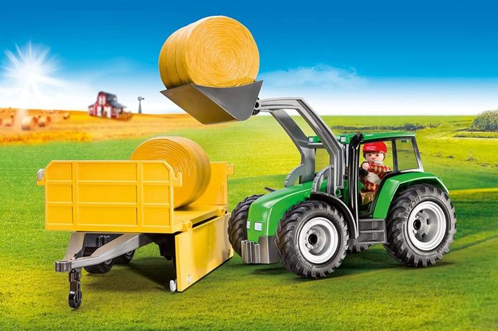 Productafbeelding Playmobil Trekker met aanhangwagen (9317) (9317, Playmobil Land)