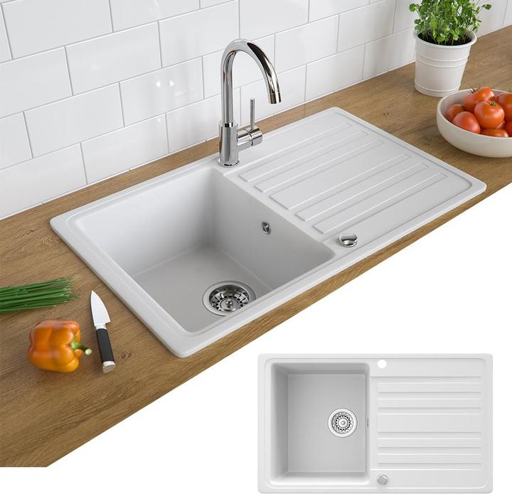 Actual product image Bergström Spülbecken (Fitted sink, 46 cm, 76 cm)
