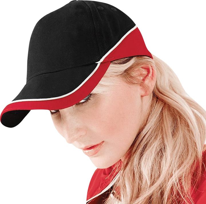 Produktbild Beechfield Baseballkappe Teamwear Competition (2 Stückpackung) (One Size)