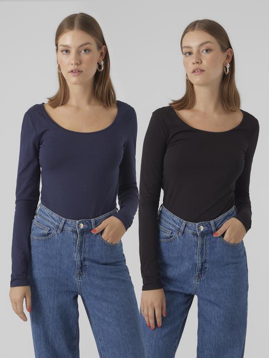 Produktbild Vero Moda 2er-Pack Langarmbluse (S)