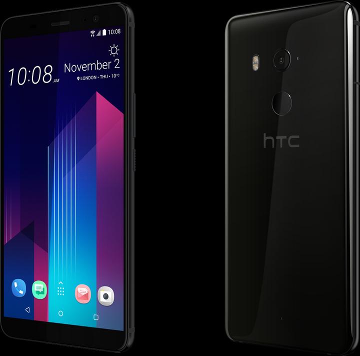 Produktbild HTC U11+ (128 GB, Ceramic Black, 6", Hybrid Dual SIM, 12 Mpx, 4G)