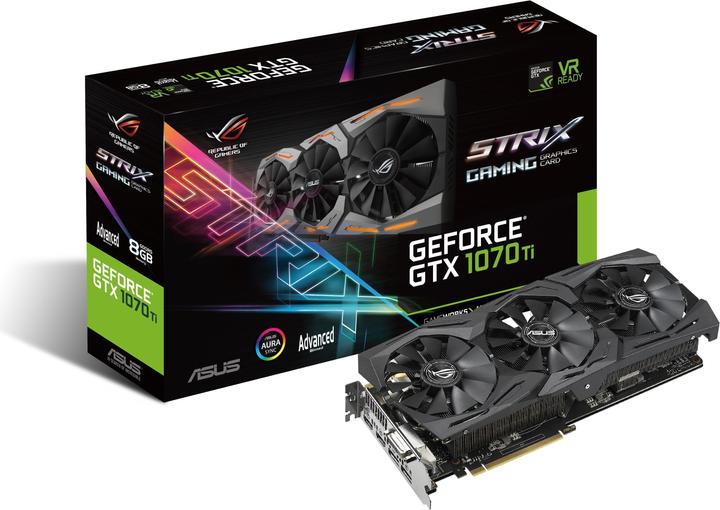 Immagine prodotto ASUS GeForce ROG STRIX GTX1070TI 8G GAMING (8 GB)