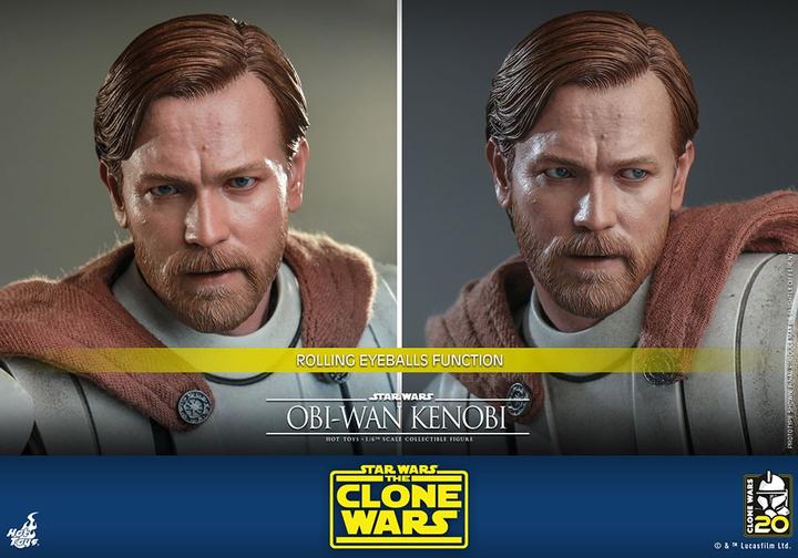 Produktbild Hot Toys Star Wars The Clone Wars figurine 1/6 Obi-Wan Kenobi 30 cm