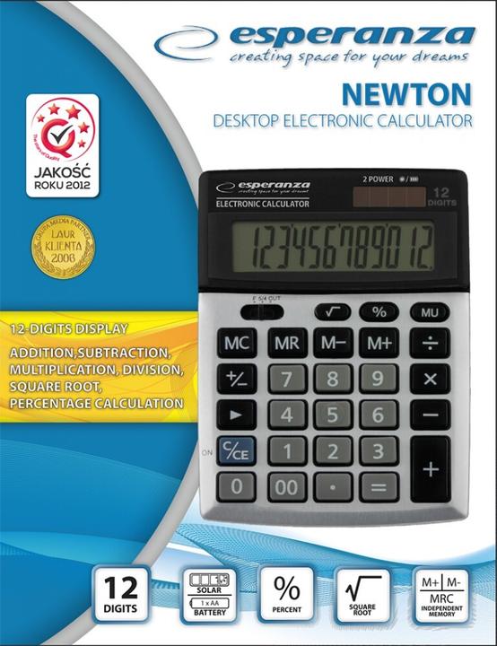 Actual product image Esperanza ECL102 Desktop calculator Simple calculator (Rechargeable battery)