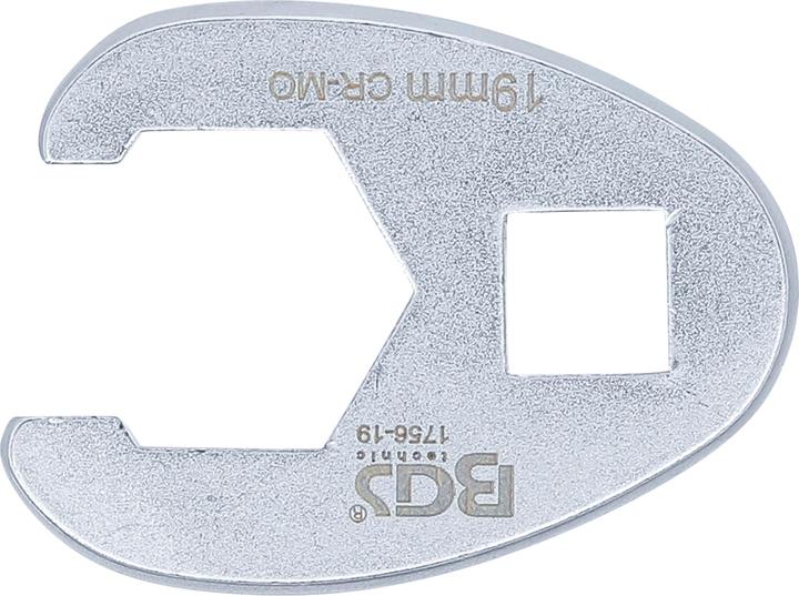 Actual product image BGS Crowfoot Spanner 10 mm (3/8") Drive 19 mm (19 mm)