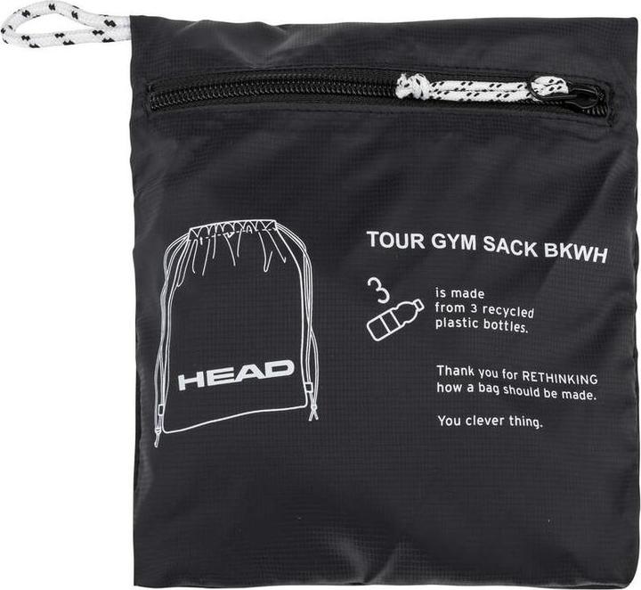 Actual product image Head Tour Gym Sack BKWH