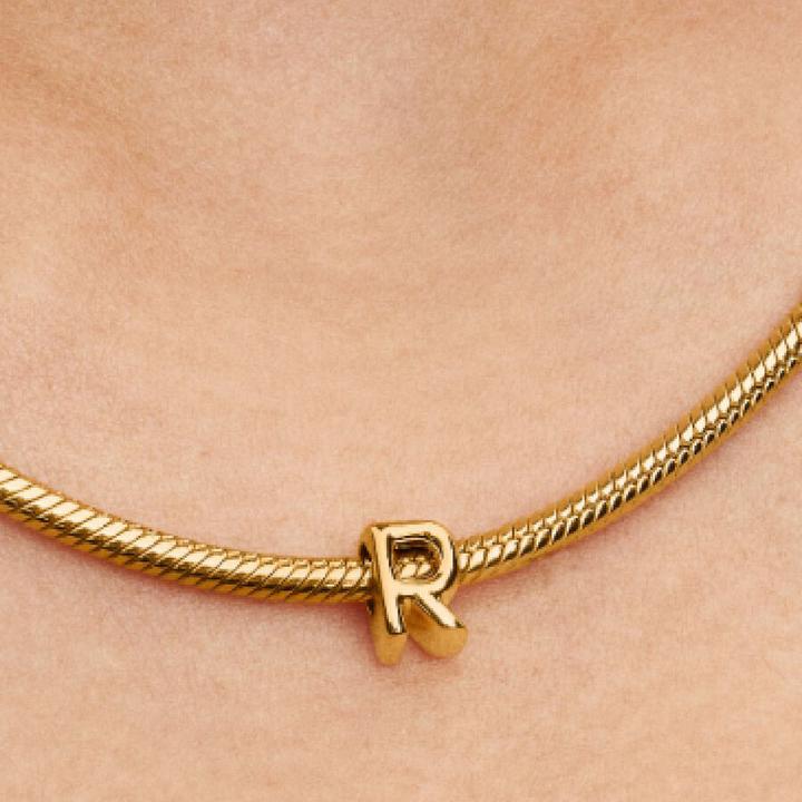 Produktbild Pandora Vergoldeter Buchstabe R-Anhänger (Metall, Vergoldet)