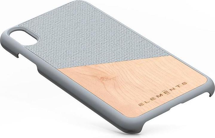 Produktbild Nordic Elements Original Helium - Iphone Xs Max Case with Real Maple Wood (Light Gray) (Apple iPhone XS Max)
