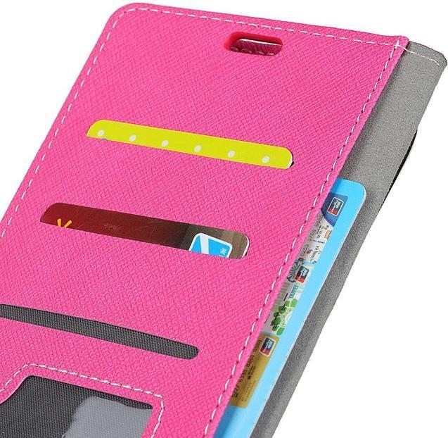 Actual product image MU Classic Leather cover with cross pattern (OnePlus 5T)