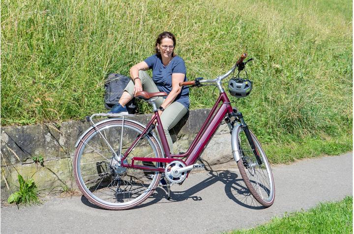 Image du produit Allegro Vélo de ville électrique Invisible City 52 cm ACIL°03 Barolo