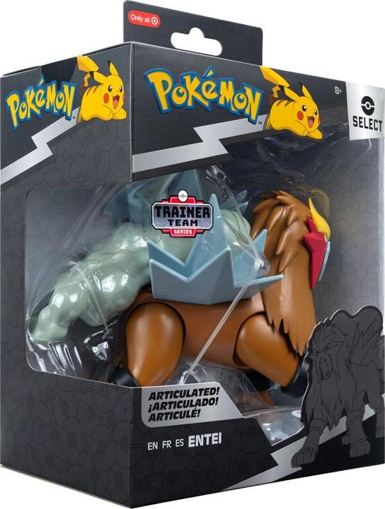 Actual product image Jazwares Pokémon 25th Anniversary Select Action Figure Entei 15 cm