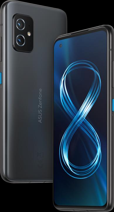 Actual product image ASUS Zenfone 8 (8GB) (128 GB, Obsidian Black, 5.92", Dual SIM, 64 Mpx, 5G)
