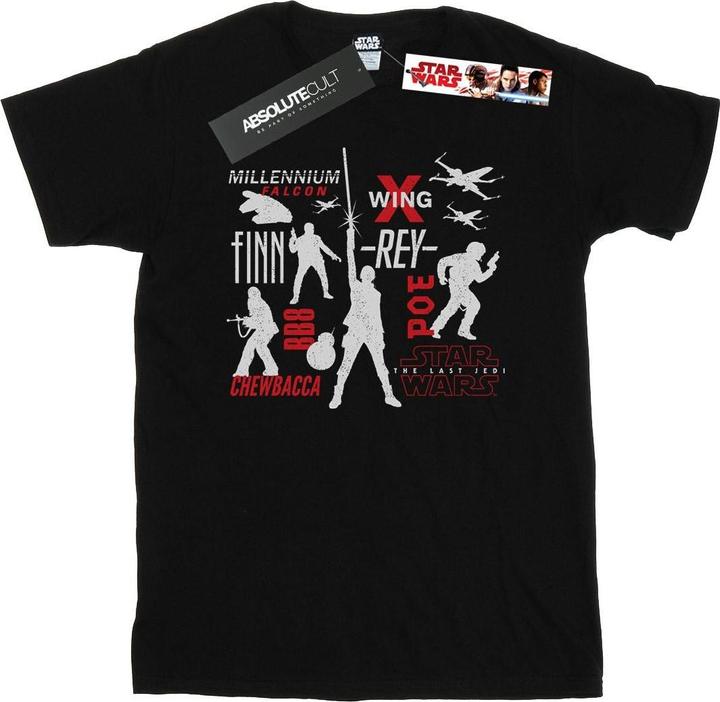 Star Wars The Last Jedi Rebellion Silhouettes TShirt (S)