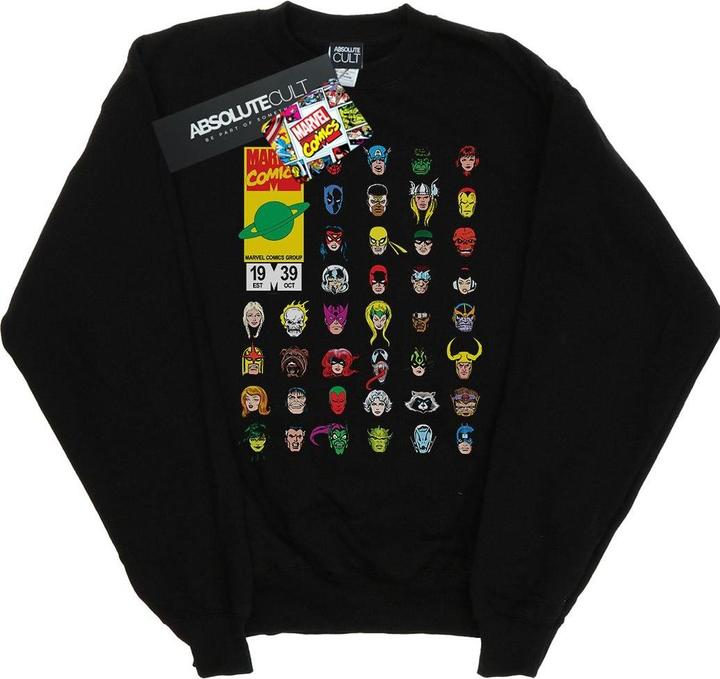 Comics Heads Cover Sweatshirt