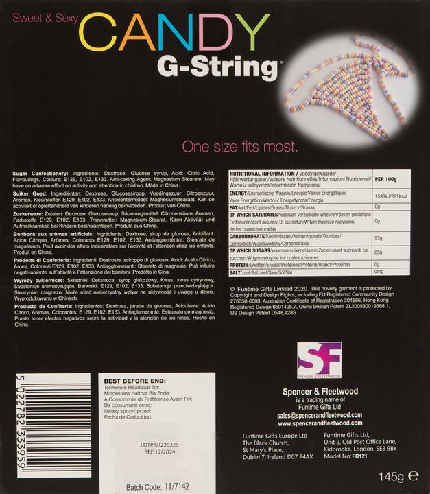 Produktbild Spencer & Fleetwood G-String (1 Stk., 182 g)
